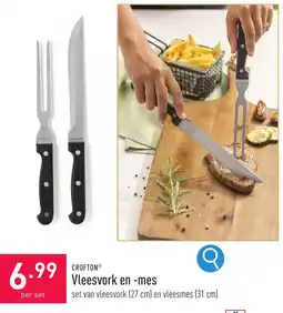 ALDI Crofton Vleesvork en mes aanbieding