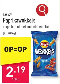 ALDI Lay's paprikawokkels aanbieding
