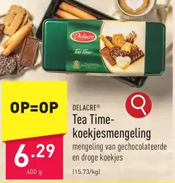 ALDI Delacre Tea Time koekjesmengeling aanbieding