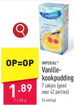 ALDI Imperial Vanille kookpudding aanbieding