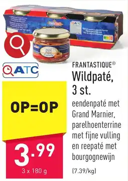 ALDI Frantastique wildpaté aanbieding
