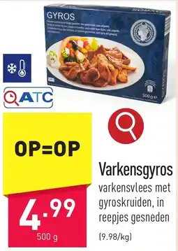 ALDI Varkensgyros aanbieding