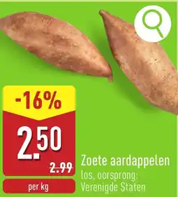 ALDI Zoete aardappelen aanbieding