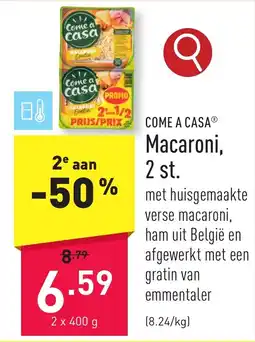 ALDI Come a Casa Macaroni aanbieding