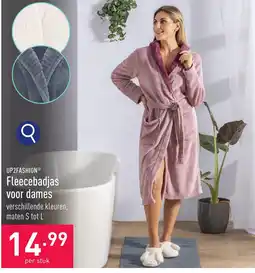 ALDI Up2fashion fleecebadjas voor dames aanbieding