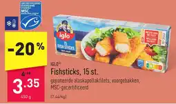 ALDI Iglo Fishsticks aanbieding