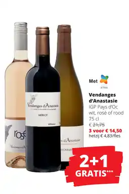 Spar Vendanges d'Anastasie aanbieding