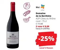 Spar Domaine de la Berthète aanbieding