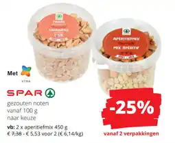 Spar Gezouten noten aanbieding