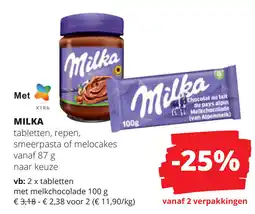 Spar Milka aanbieding