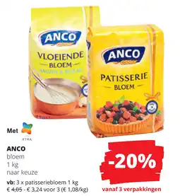 Spar Anco bloem aanbieding