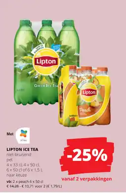Spar Lipton ice tea aanbieding
