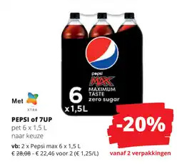 Spar Pepsi of 7UP aanbieding