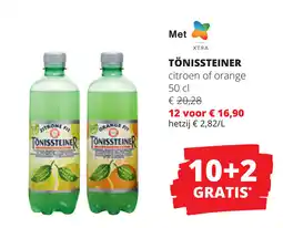 Spar Tnissteiner citroen of orange aanbieding