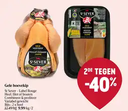 Delhaize Gele hoevekip aanbieding