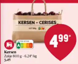 Delhaize Kersen aanbieding