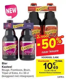 Carrefour Bier Kasteel aanbieding
