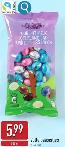 ALDI Volle paaseitjes aanbieding