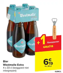 Carrefour Bier Westmalle Extra aanbieding