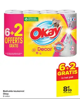 Carrefour Bedrukte keukenrol Okay aanbieding