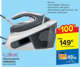 Carrefour Calor Stoomcentrale SV8020C0 aanbieding