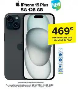 Carrefour iPhone 15 Plus 5G 128 GB aanbieding