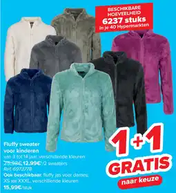 Carrefour Fluffy sweater voor kinderen aanbieding