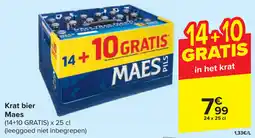 Carrefour Krat bier aanbieding