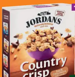 Carrefour Country Crisp met chocolade Jordans aanbieding