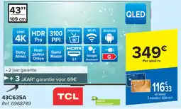 Carrefour Tcl 43c635a aanbieding