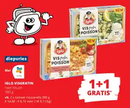 Spar Iglo visgratin aanbieding