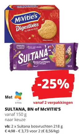 Spar Sultana, BN of Mcvitie's aanbieding