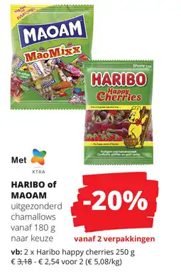 Spar Haribo of Maoam aanbieding