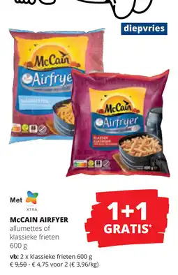 Spar Mccain Airfyer allumettes of klassieke frieten aanbieding