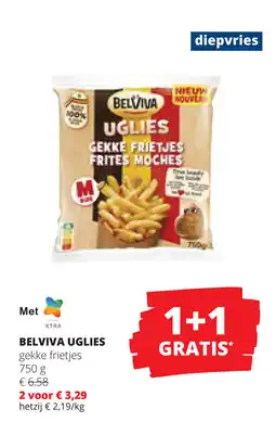 Spar Belviva Uglies gekke frietjes aanbieding