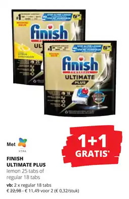 Spar Finish ultimate plus aanbieding