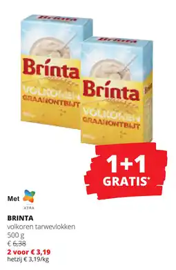 Spar Brinta volkoren tarwevlokken aanbieding