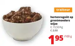 Spar Hertenragoût op grootmoeders wijze aanbieding