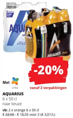 Spar Aquarius aanbieding