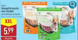 ALDI Romeo gevogeltesnacks voor honden aanbieding