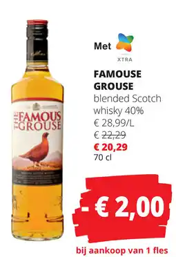 Spar Famouse Grouse blended Scotch whisky aanbieding
