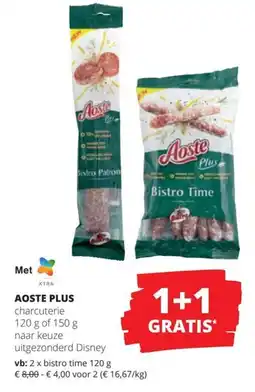 Spar Aoste Plus charcuterie aanbieding