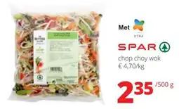 Spar Spar chop choy wok aanbieding