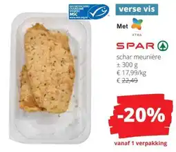 Spar Spar schar meunière aanbieding