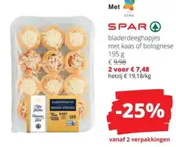 Spar Spar bladerdeeghapjes aanbieding