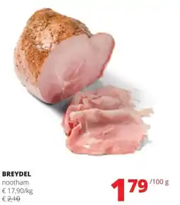 Spar Breydel nootham aanbieding