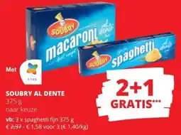 Spar Soubry al dente aanbieding