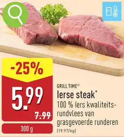 ALDI Grill time lerse steak aanbieding