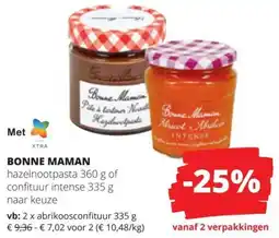 Spar Bonne maman aanbieding