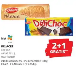 Spar Delacre koeken aanbieding